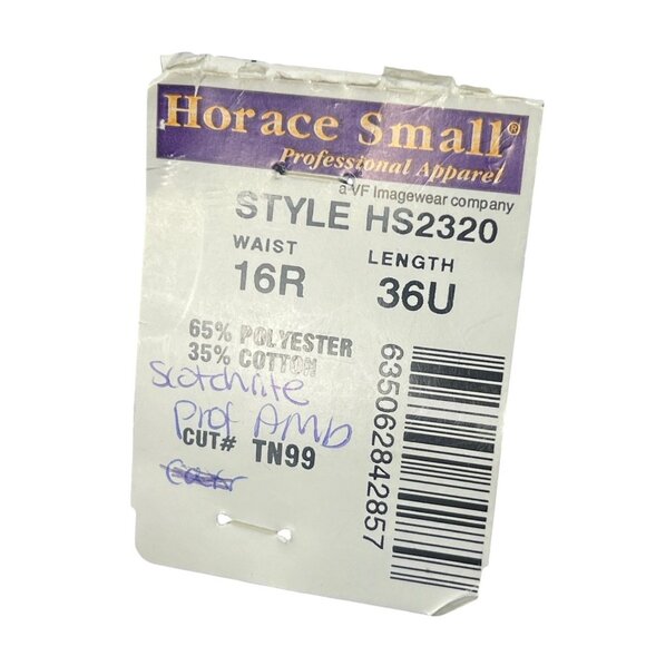 Horace Small Tactical Professional Cargo Work New Pants Sz 16R Navy Cotton Blend - Picture 3 of 13